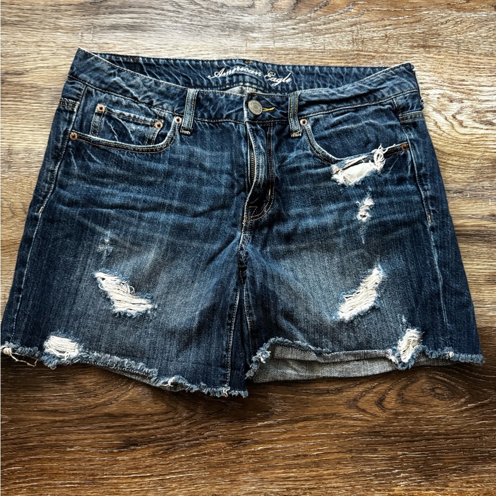 American Eagle Distressed Denim Shorts